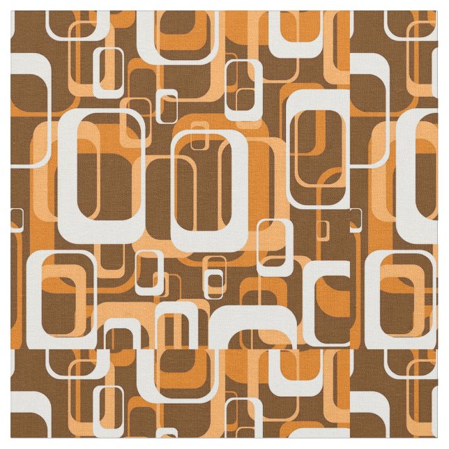 Retro Muster 1971 Stoff (Nahaufnahme)