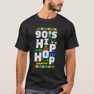 Retro-Muster der Hip Hop Vibes der 90er Jahre T-Shirt