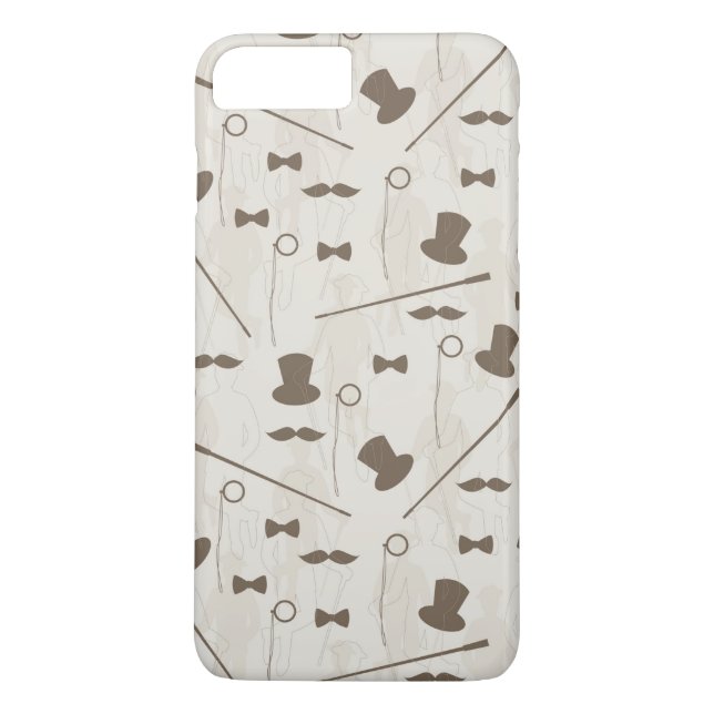 Retro Muster für Mann 2 Case-Mate iPhone Hülle (Rückseite)