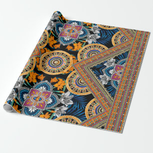 Retro-Muster Geschenkpapier