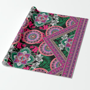 Retro-Muster Geschenkpapier