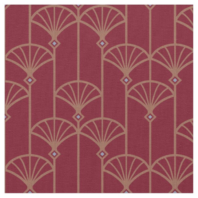 Retro-Muster im Art-déco-Stil. Stoff (Nahaufnahme)