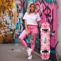 Retro-Muster in Rosa für Mädchen