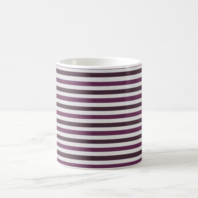 Retro-Muster Kaffee-Tasse Verwandlungstasse (Mittel)