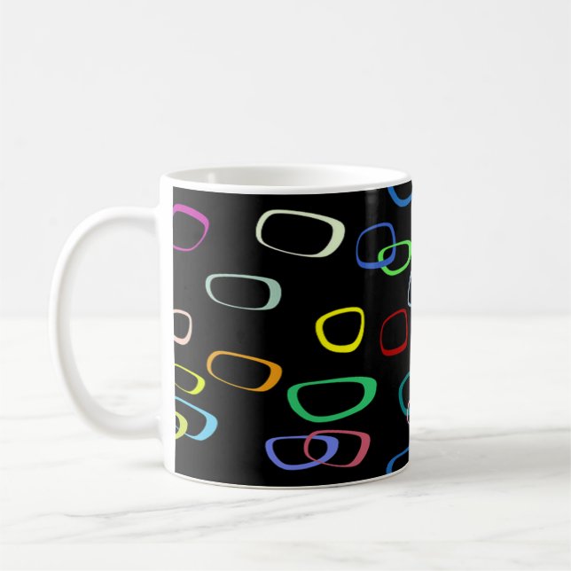 Retro-Muster Kaffeetasse (Links)