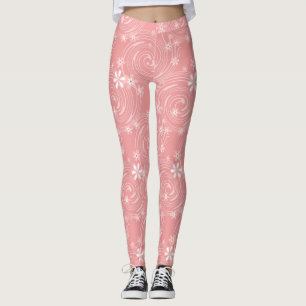 Retro-Muster Leggings