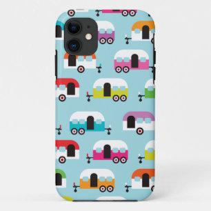 Retro Muster Menschenwohnwagen Hippie Case-Mate iPhone Hülle