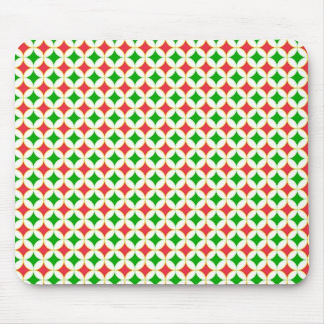 Retro-Muster Mousepad (Vorne)