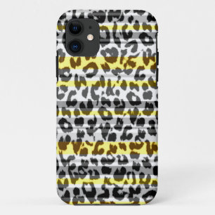 Retro Muster, Textur des Leopardenmusters Case-Mate iPhone Hülle