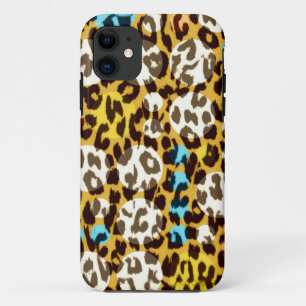 Retro-Muster Tierdruck-Textur Leopard 5 iPhone 11 Hülle