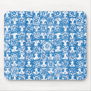 Retro-Muster Vintage-Tarotkartenrückseite Mousepad