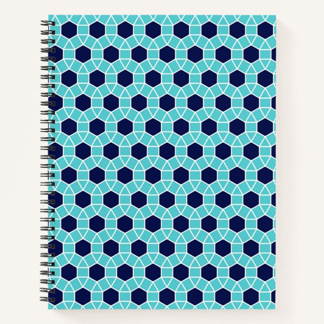 Retro-Musterheft Notizbuch (Vorderseite)