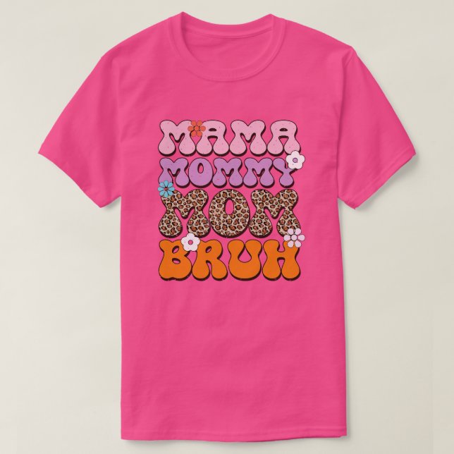 Retro Mutter 3 T-Shirt (Design vorne)