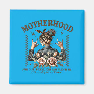 Retro Mutterschaft Lustig Muttertag Rock Mama Mutt Magnet