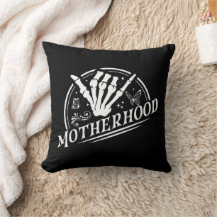 Retro-Mutterschaft Rock Skeleton Sarcastic Mama Ge Kissen
