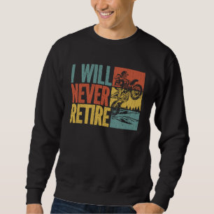 Retro Mx Motocross Opa Fahrrad Dirt Biking G Sweatshirt