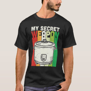 Retro My Secret Weapon Food Kulinarischer Koch Koc T-Shirt