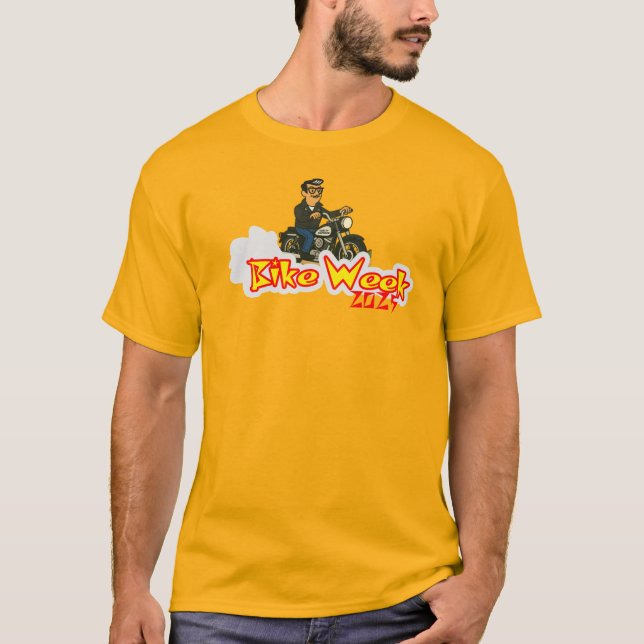 Retro Myrtle Beach Typ Bike Week 2025 T-Shirt (Vorderseite)