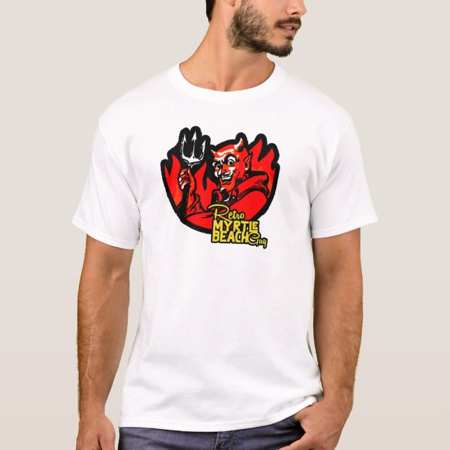 Retro Myrtle Beach Typ Devil T-Shirt (Vorderseite)