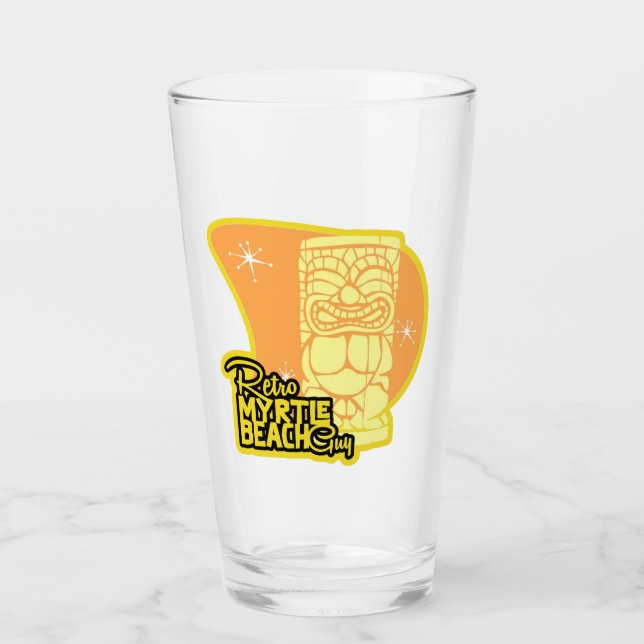 Retro Myrtle Beach Typ Glas (Vorderseite)
