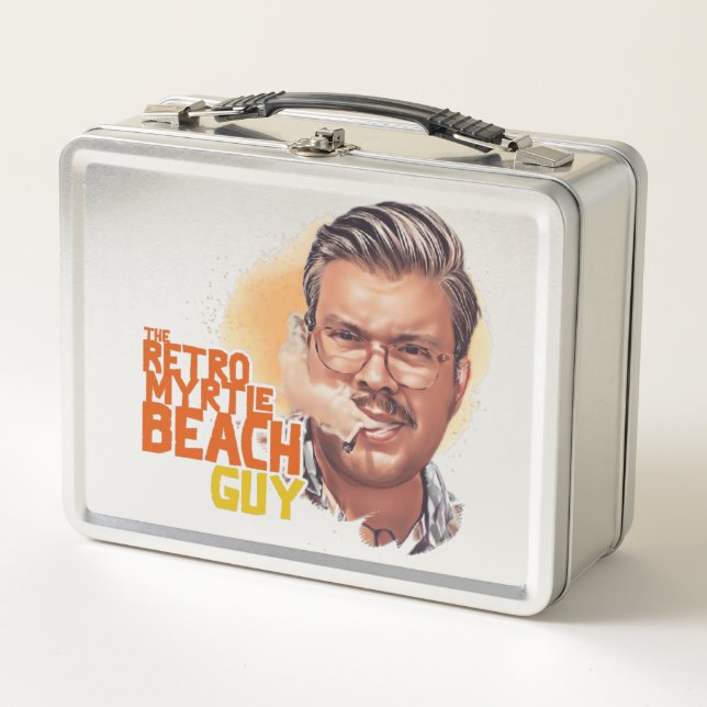 Retro Myrtle Beach Typ Metall Brotdose (Vorderseite)