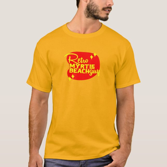 Retro Myrtle Beach Typ T-Shirt (Vorderseite)