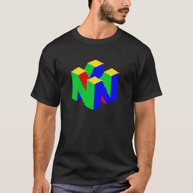 Retro N64-Shirt T-Shirt (Vorderseite)