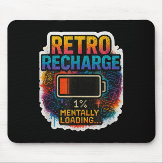 „retro Nachladen – Geistig wird geladen…“ Mousepad