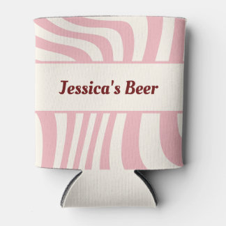 Retro Name Groovy Pink Red Blue Yellow hinzufügen Dosenkühler