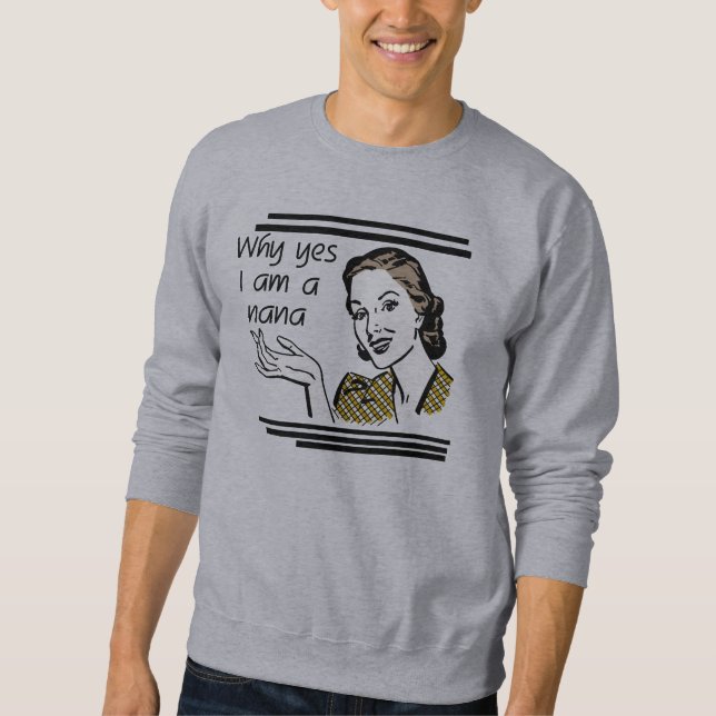 Retro Nana-T - Shirts und -geschenke (Vorderseite)
