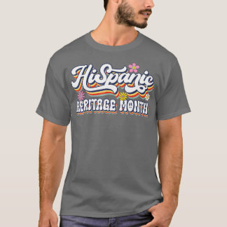 Retro National Hispanic Heritage Monat Vintag T-Shirt