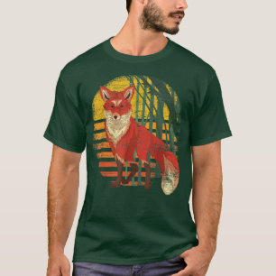Retro Nature Animal Lover Forest Animal Fo T-Shirt
