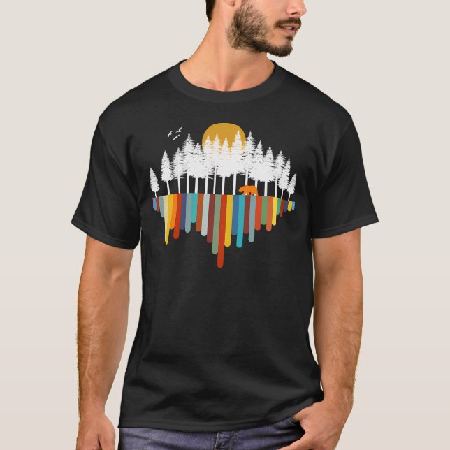 Retro Nature's Valley T-Shirt (Vorderseite)