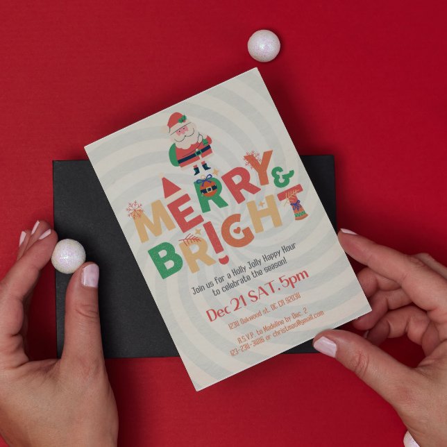 Retro naughty Santa Claus Einladung (Von Creator hochgeladen)