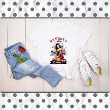 Retro Naughty und ich weiß es Weihnachts Pinup