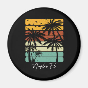 Retro Neapel Florida Vintage 70er 80er Strandstil Magnet