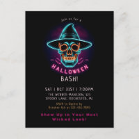 Retro-Neffel-halloween Postkarte