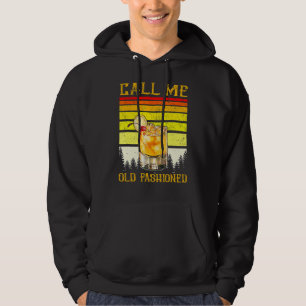 Retro nennt mich altmodischen Whiskey Wisconsin Vi Hoodie