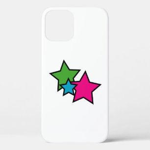 Retro-Neon-Farbige Sterne Geometrisch Case-Mate iPhone Hülle