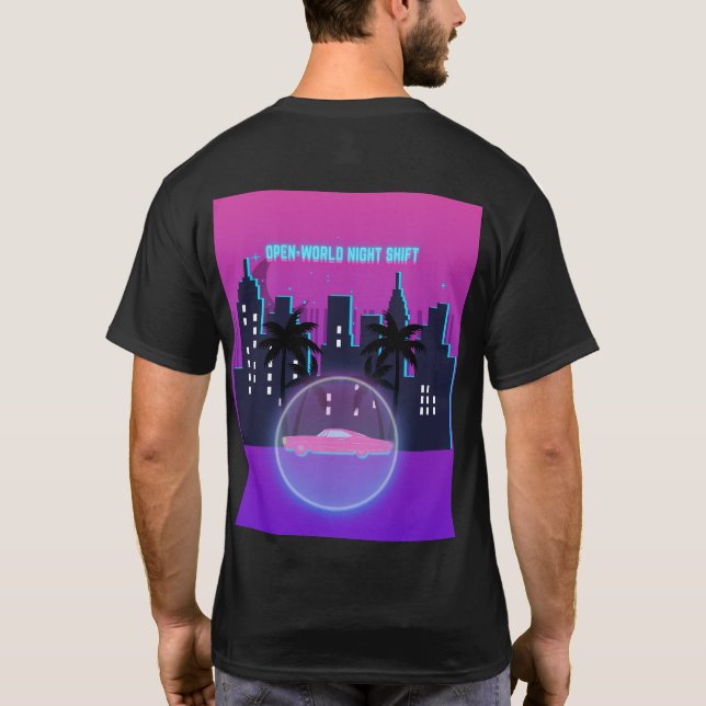Retro Neon T-Shirt (Rückseite)