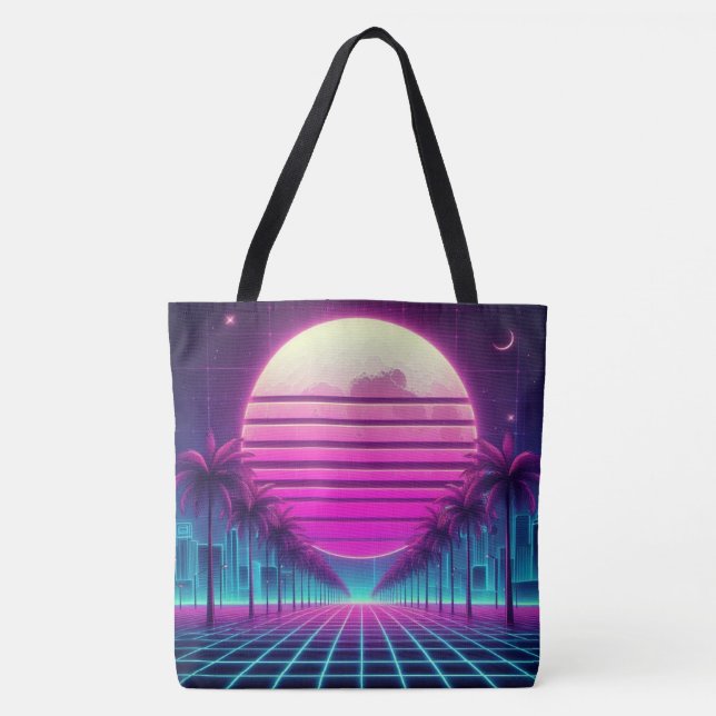 Retro, Neonmoon/Palmen im 80er (Vorderseite)