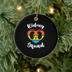 Retro Nephrologie Team Dialysis Nurse Niere Squad Keramik Ornament