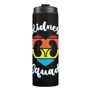 Retro Nephrologie Team Dialysis Nurse Niere Squad Thermosbecher