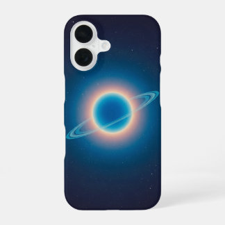 Retro Neptun-Glanz iPhone 16 Hülle