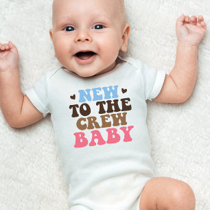 Retro Neu in der Crew Baby Bodysuit Strampler