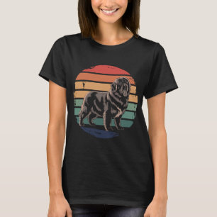 Retro-Neufundländer-Geschenke für Vintage-Hunde-Li T-Shirt