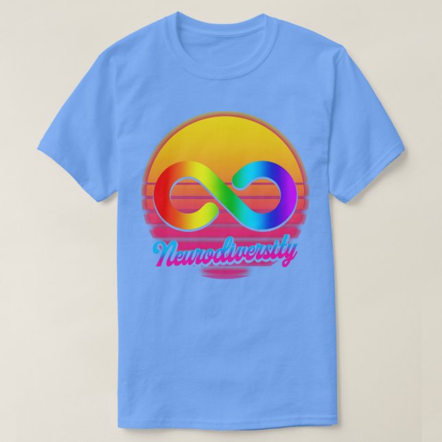 Retro Neuroversität T-Shirt (Design vorne)