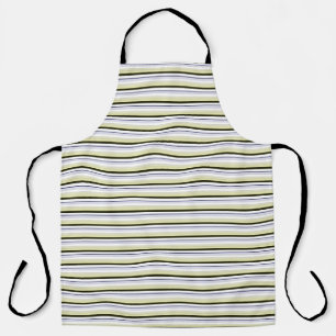 Retro neutrale horizontale Streifen Unisex Grunge Schürze