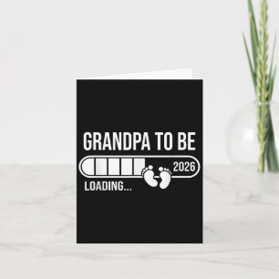 Retro New Dad Est 2026 Vatertag Opa zu 20 Karte