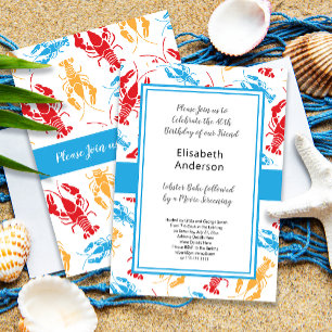Retro New England Hummer-Backen-Party Einladung